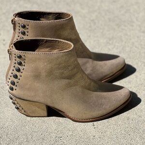 Matisse Gold Ankle Boots